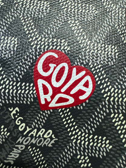GOYARD 灰色Hobo 紅色小愛心
