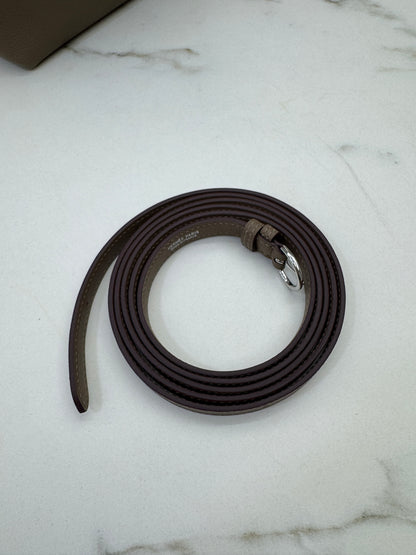 HERMRES Mini 2424 大象灰銀扣 Evercolor Etoupe PHW