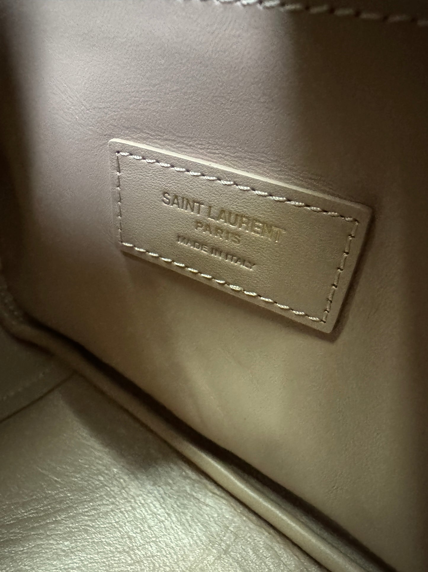 YSL LE 5 A7 Hobo 奶茶色 Small