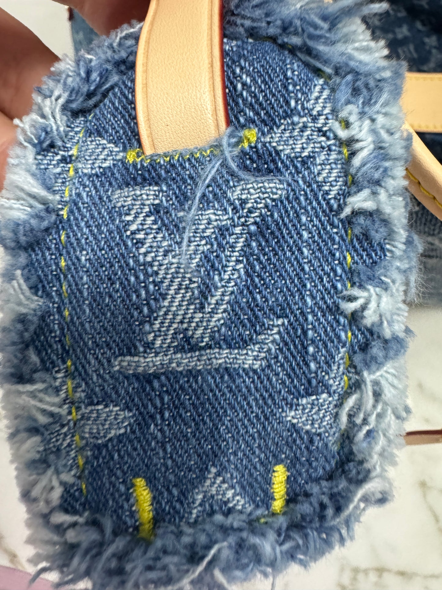 LV Carryall MM 深藍牛仔