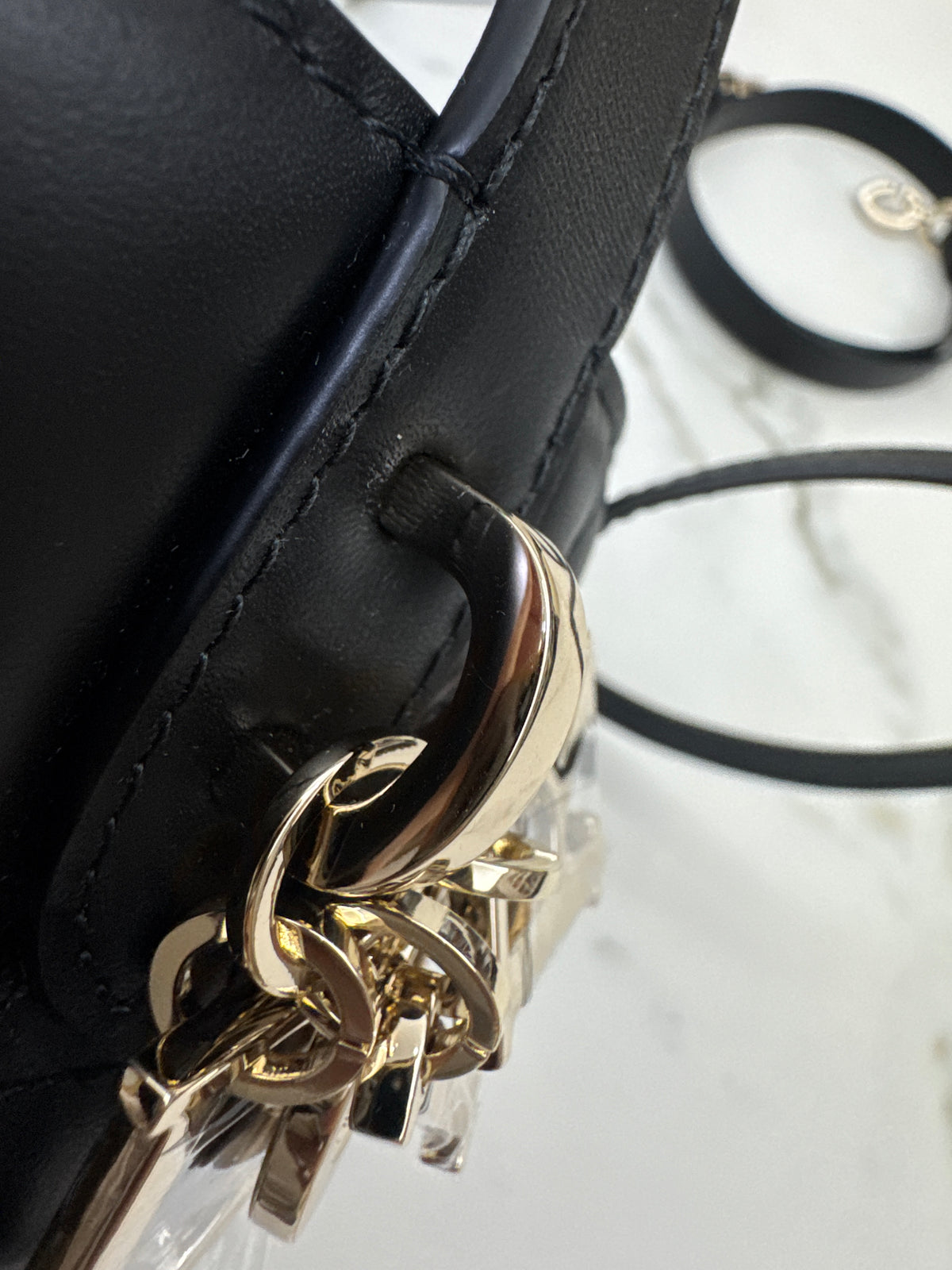 DIOR Toujours Vertical Small Black