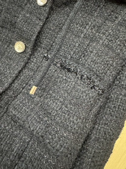 CHANEL 25B Tweed 連帽外套【Jennie同款】