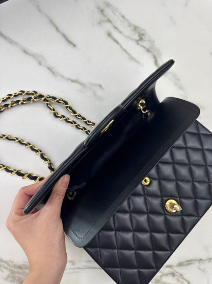 CHANEL CF25 Medium 黑金羊