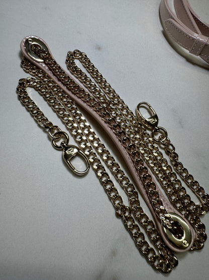 DIOR Lady Mini 三格 漆皮 淡粉 light Pink