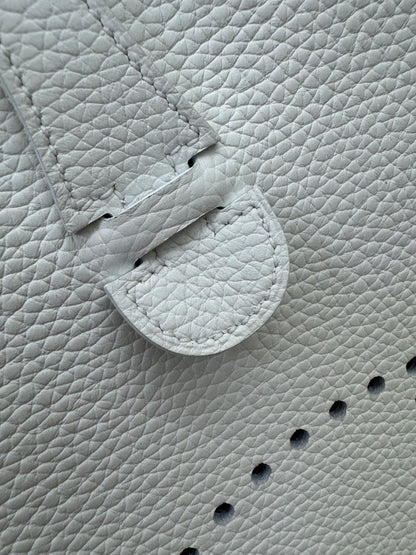 HERMES Evelyn29 新白色金扣 0U New White GHW