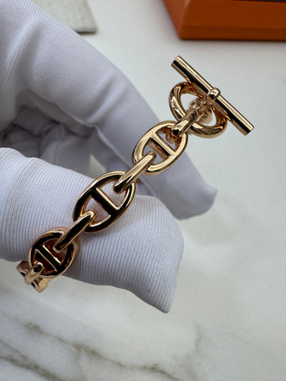 HERMES Chain d‘Ancre Enchainee PM Bracelet Rose Gold