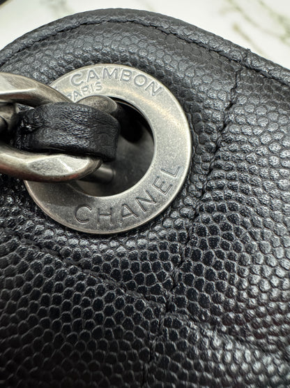 CHANEL Mini 25Bag 黑銀