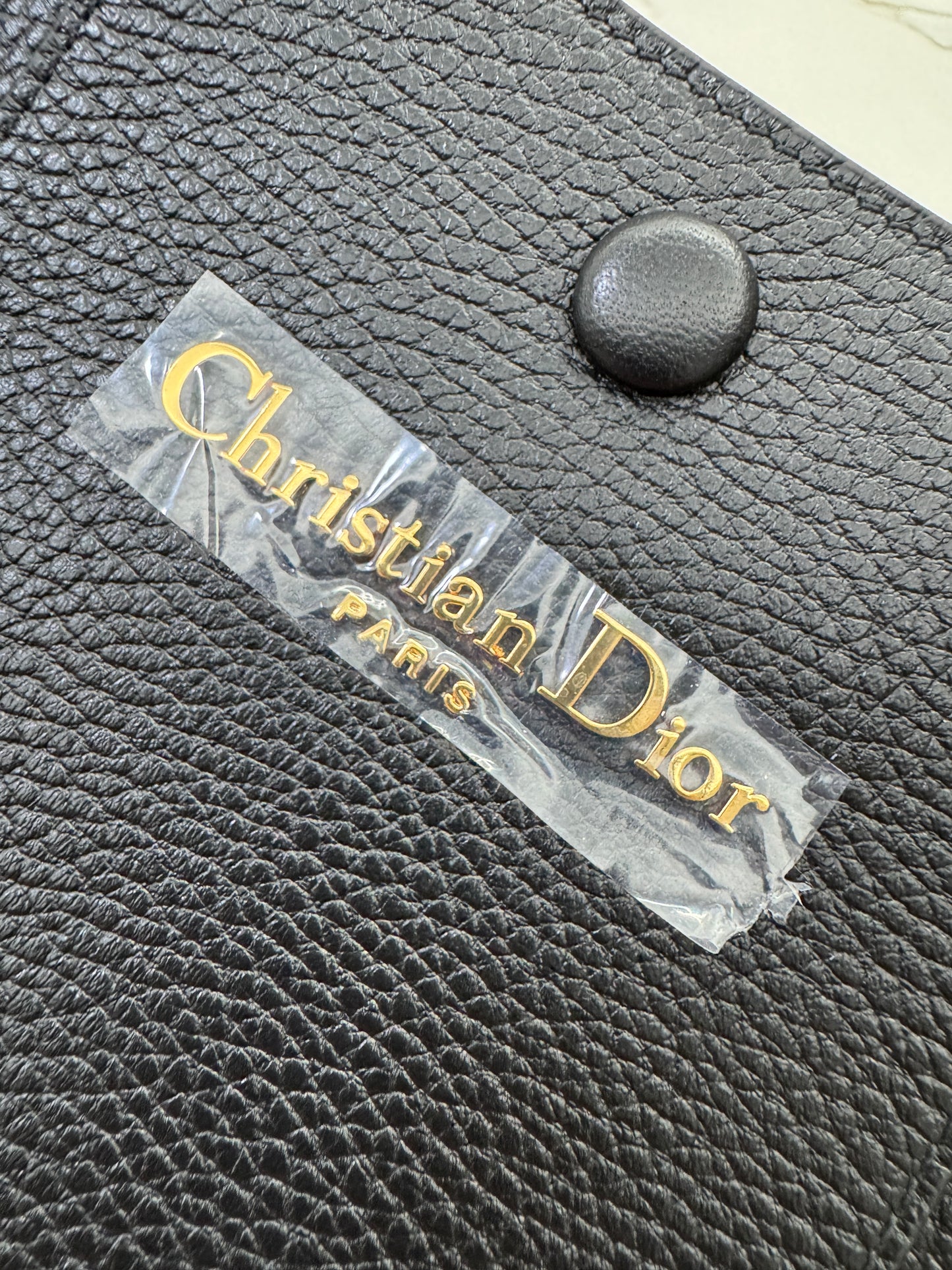 DIOR Signature 全皮小水桶