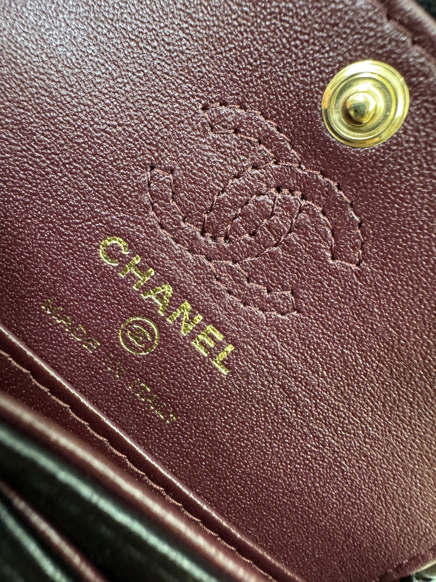 CHANEL 迷你CF包掛 黑色