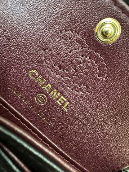 CHANEL 迷你CF包掛 黑色