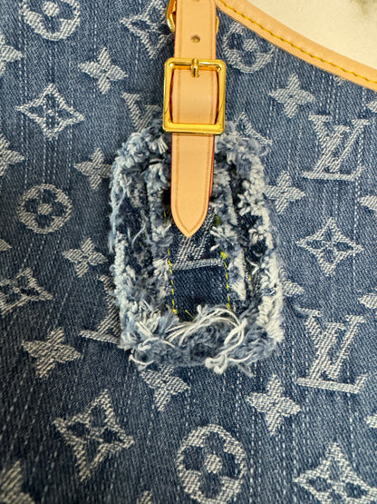 LV Carryall MM 深藍牛仔