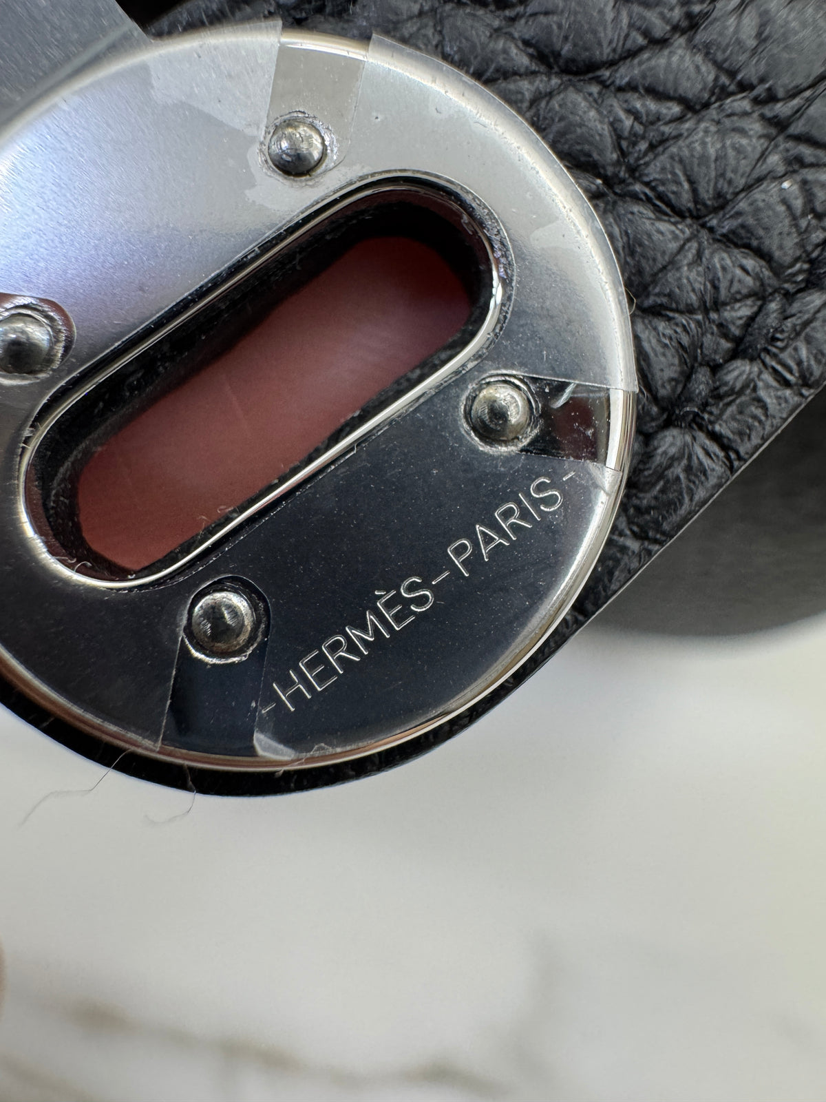 HERMES Mini Lindy 一代 黑銀 Noir PHW