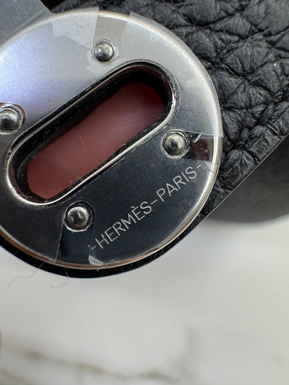HERMES Mini Lindy 一代 黑銀 Noir PHW