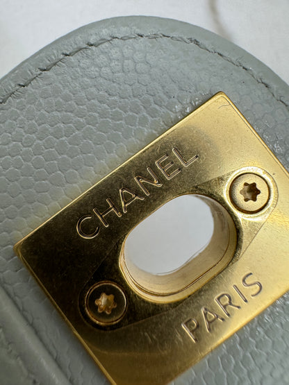 CHANEL Preppy Coco 灰綠色 Small