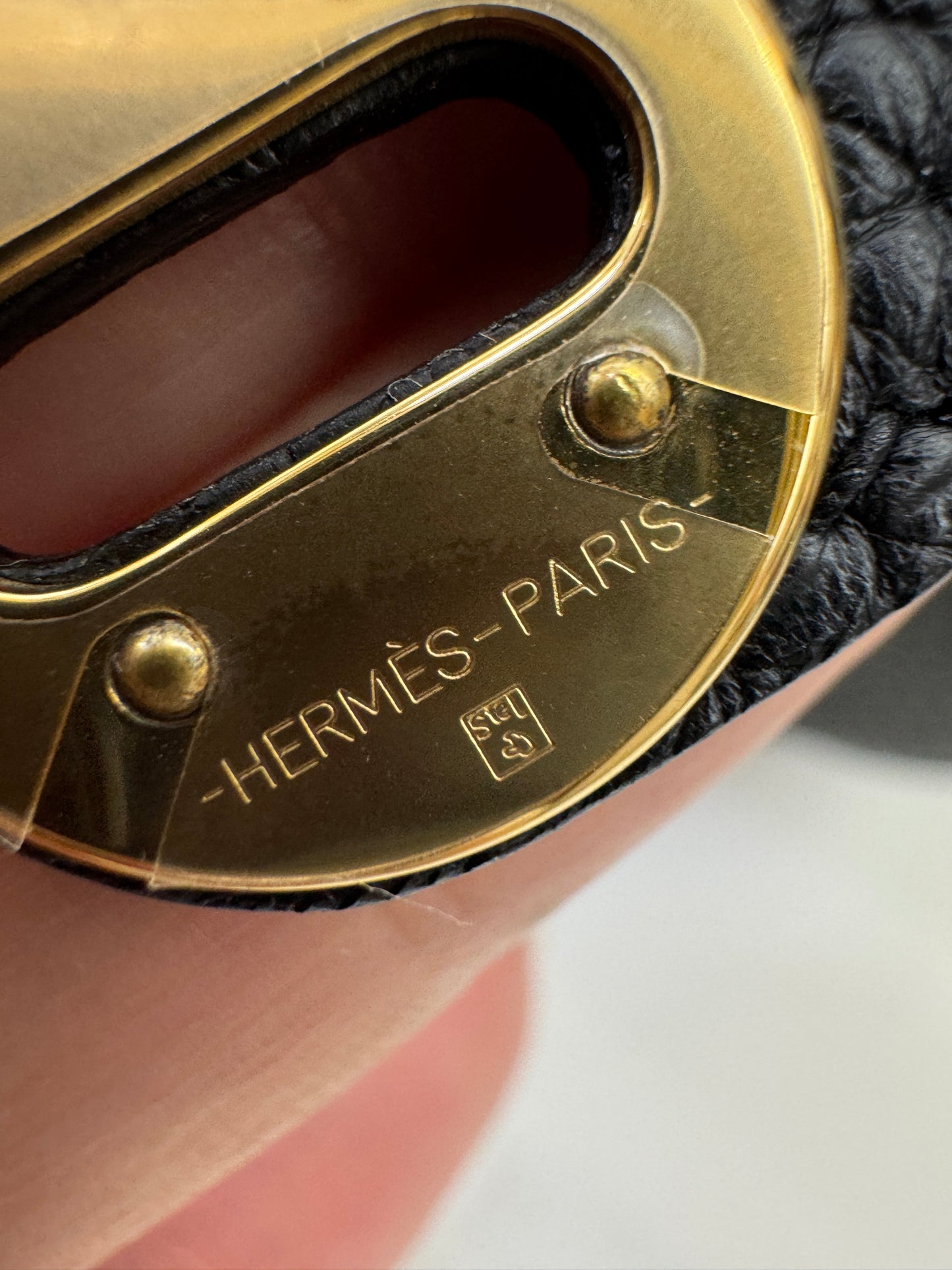 HERMES Mini Lindy II 黑金 Nior TC GHW