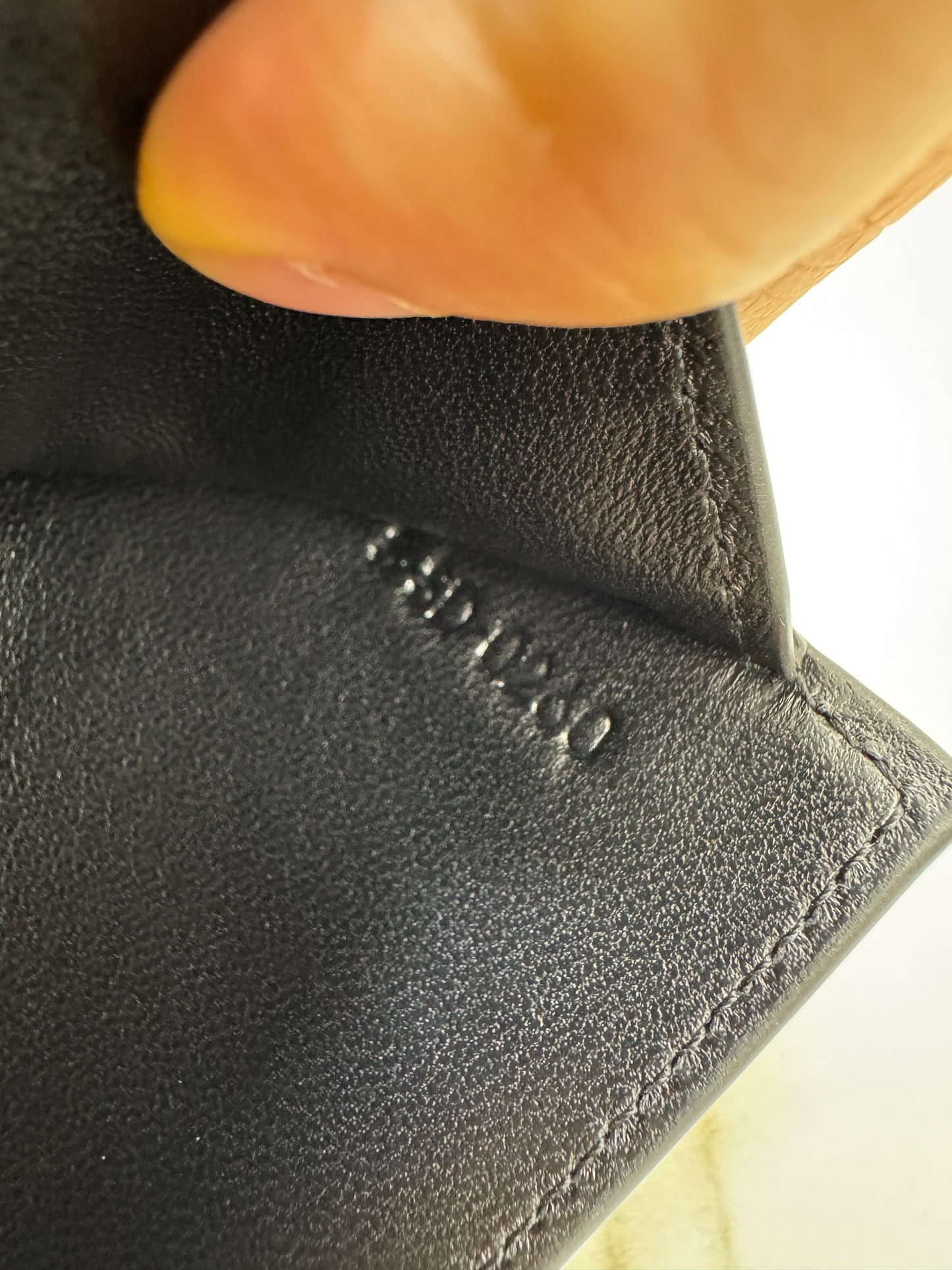 CELINE Wallet 凱旋門金扣Box皮