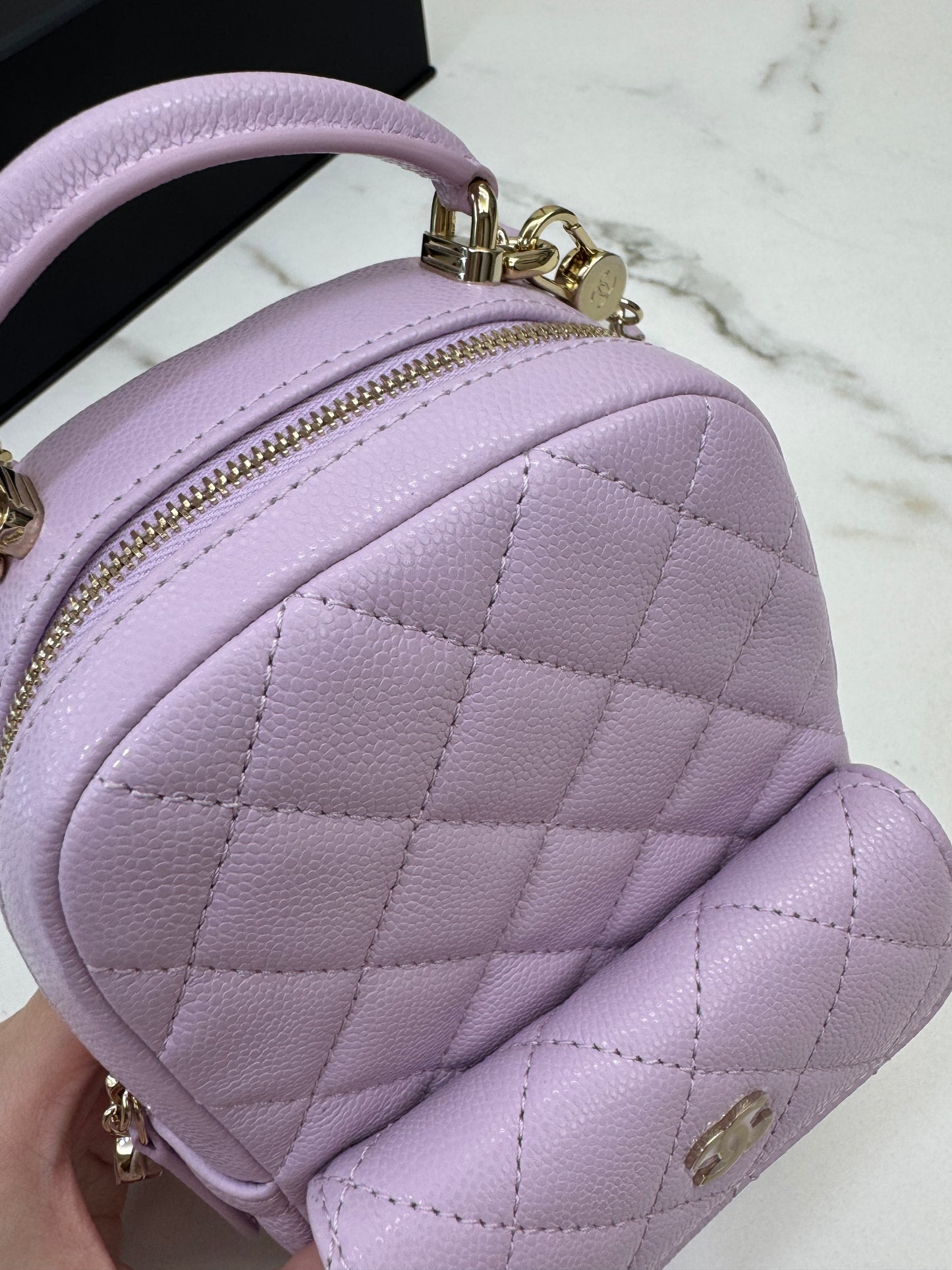 CHANEL Mini Backpack 小書包 24A粉紫色