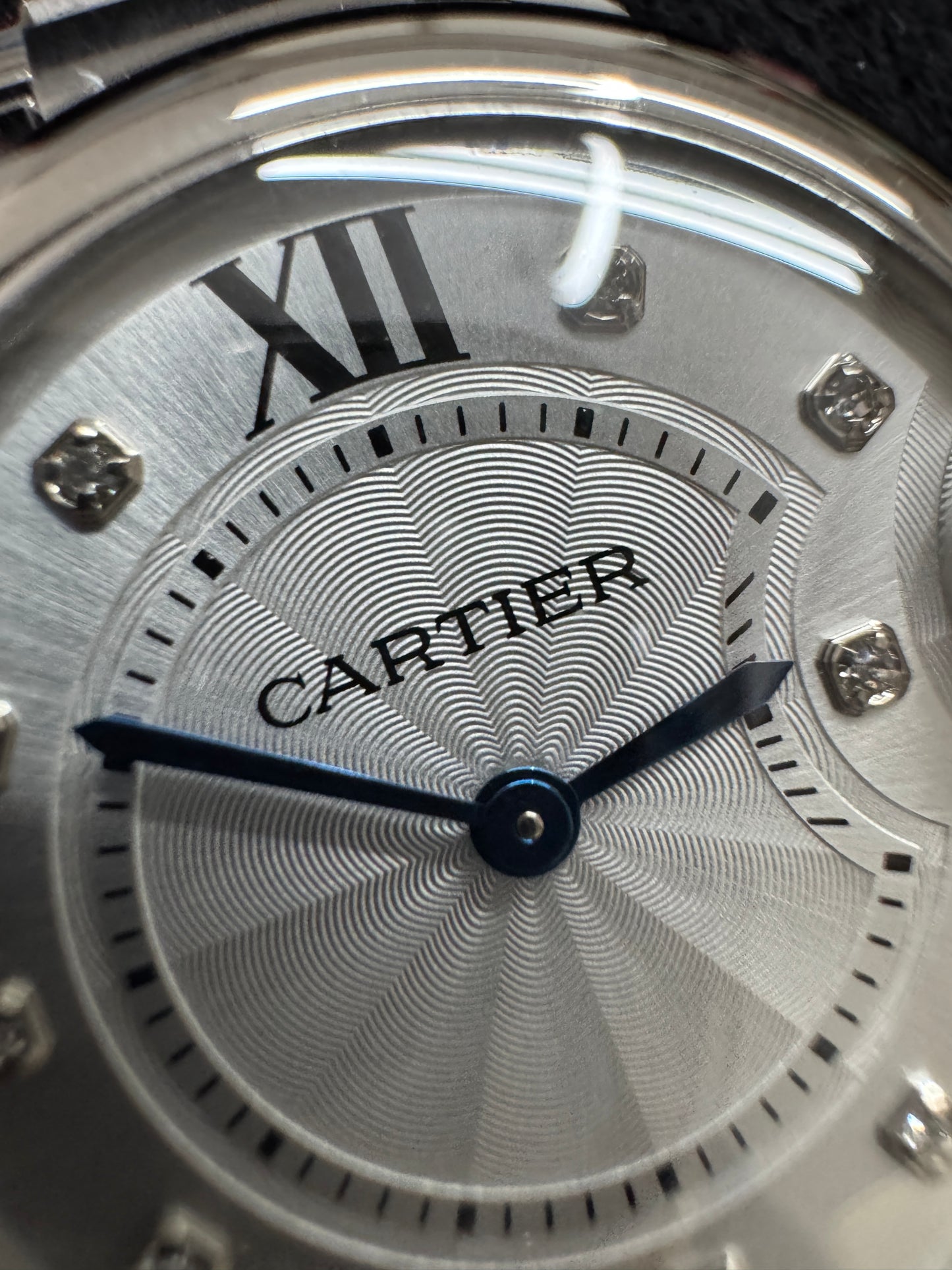 CARTIER Blue Balloon 33mm 鑽石盤【天然真鑽】