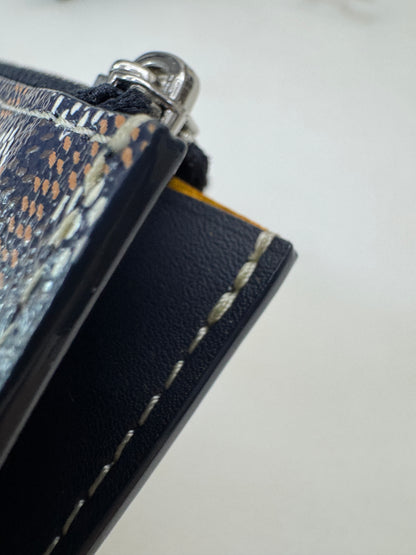 GOYARD Bourbon Zipped Cardholder 海軍藍