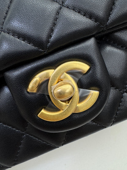 CHANEL 25B調節扣 Mini CF20 羊皮