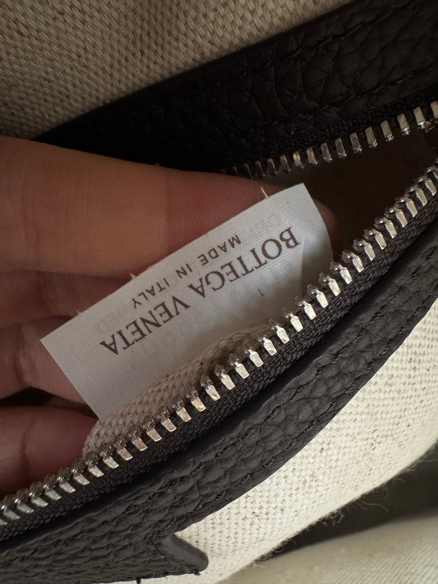 BV Intrecciato Backpack Grained Calfskin Fondant