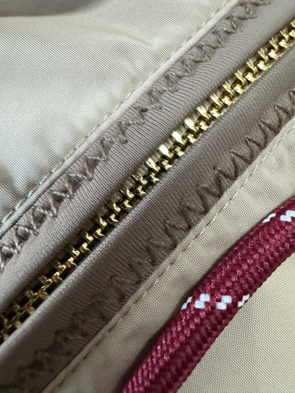 MIU MIU 淺卡其色短款風衣