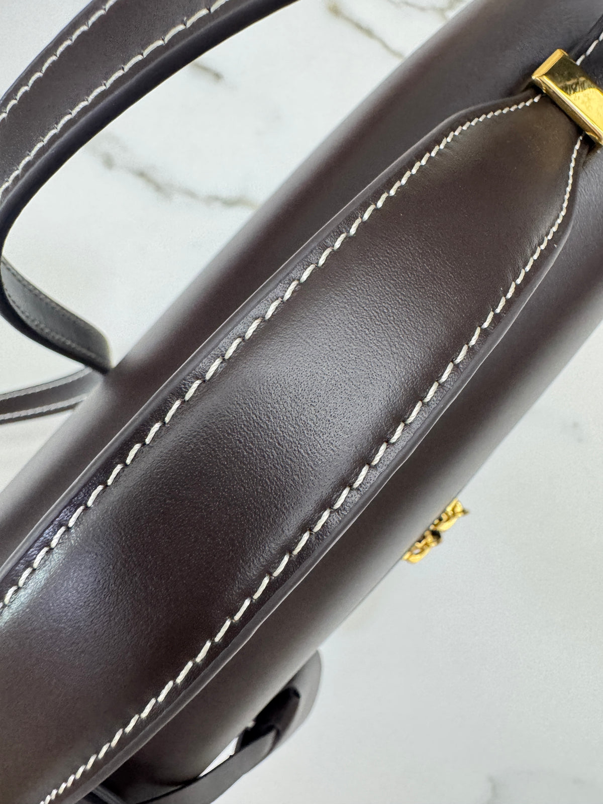 LORO PIANA Extra Bag 27 Dark Chocolate