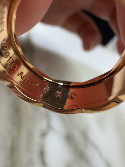 CHANEL Coco Crush 寬版戒指 玫瑰金