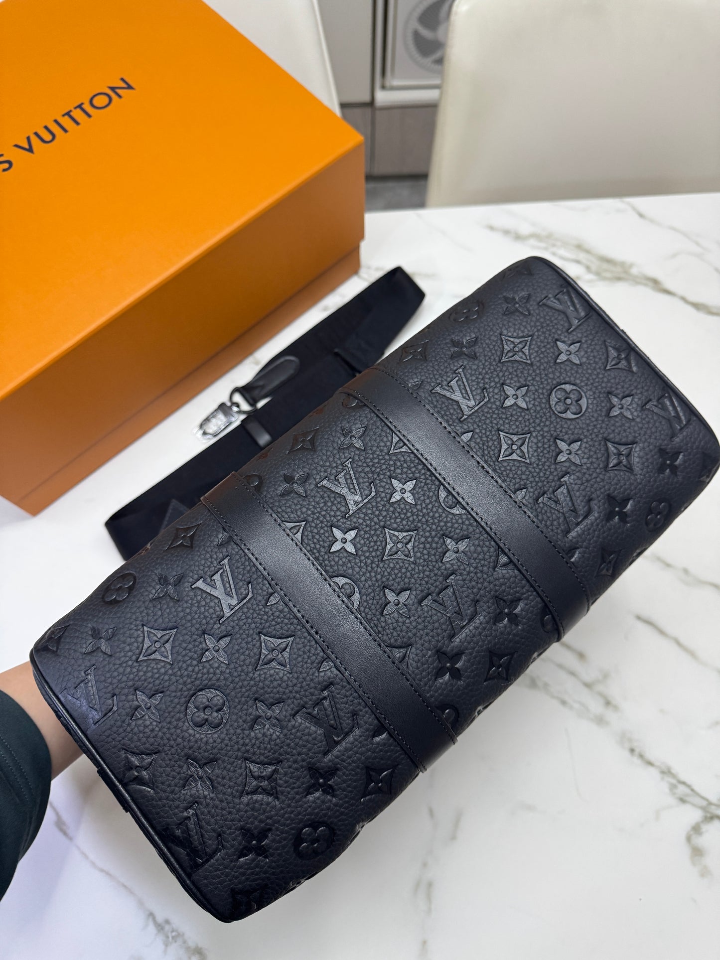 LV Keepall 35 全皮黑