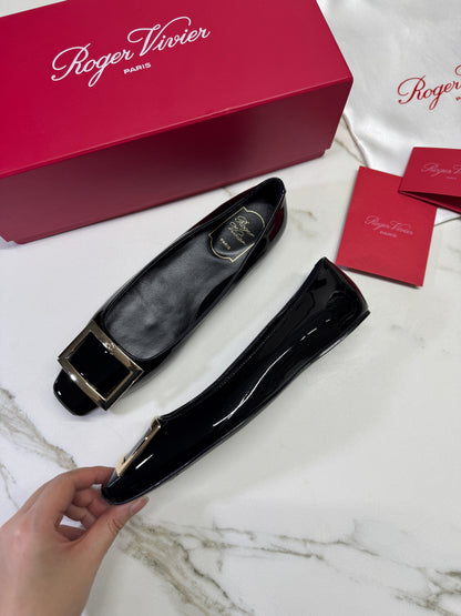 RV Trompette 漆皮芭蕾舞鞋