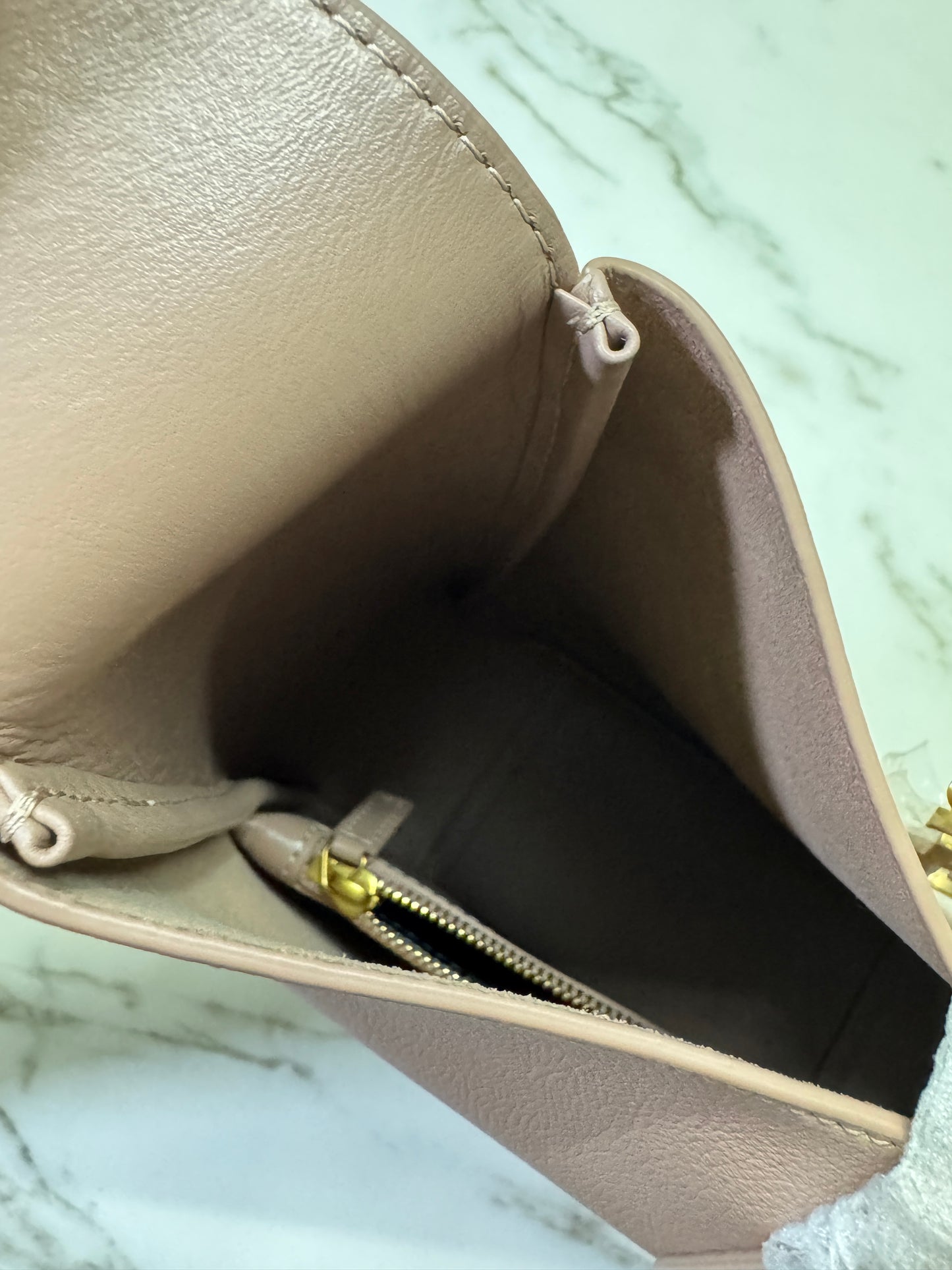 YSL LE 5 A7 Hobo 奶茶色 Small