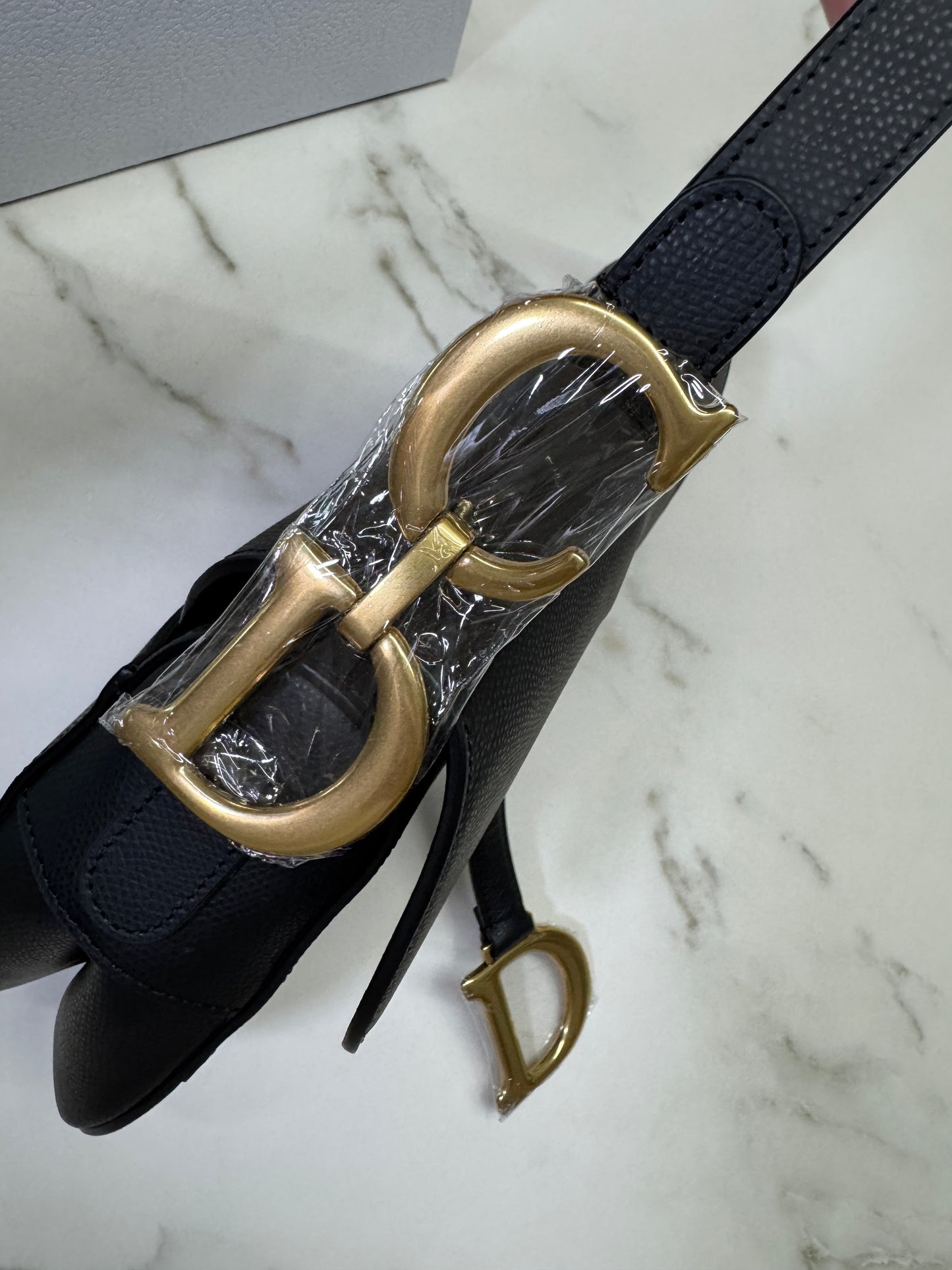 DIOR Saddle Medium Black