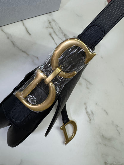 DIOR Saddle Medium Black