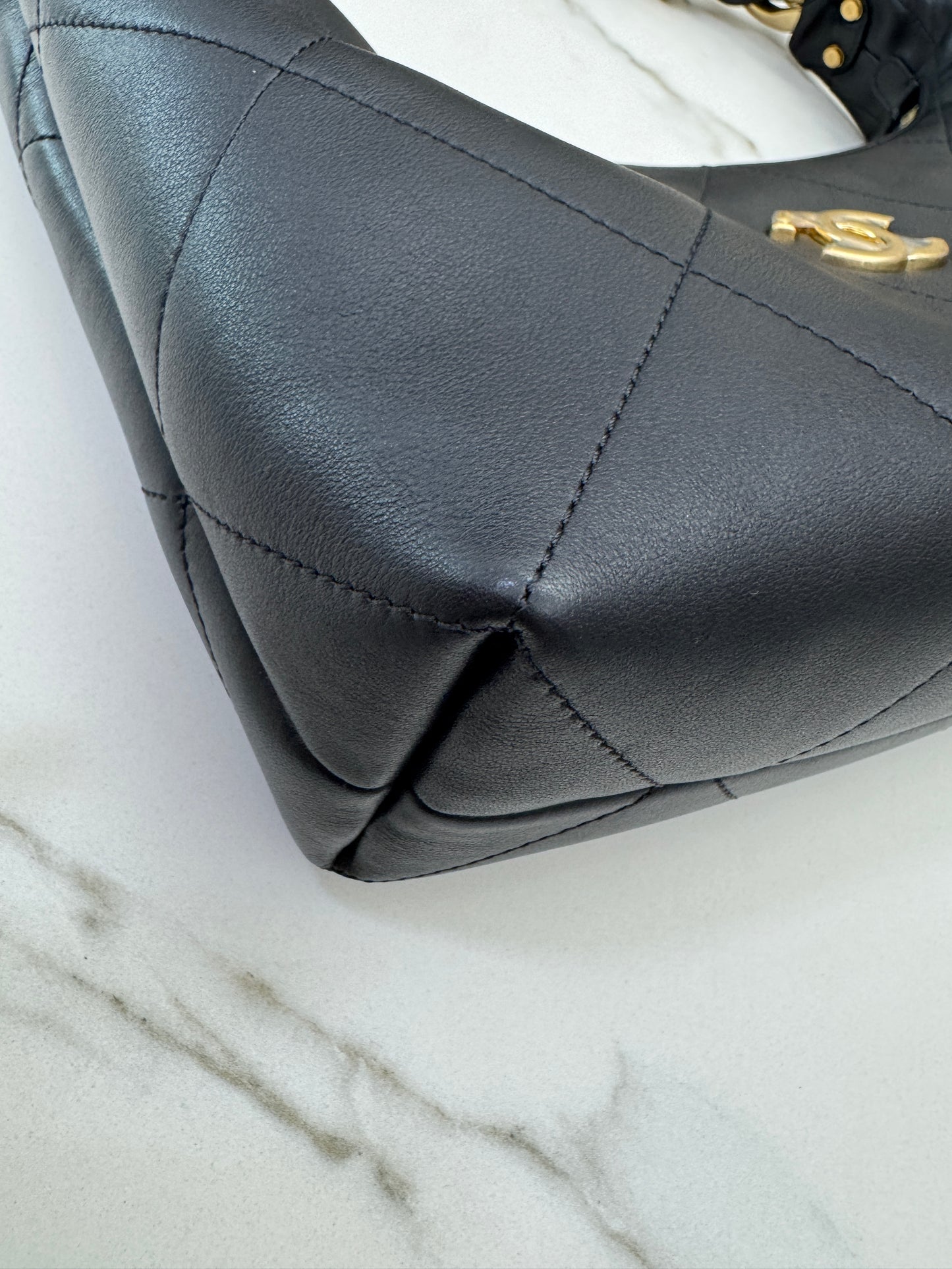 CHANEL 25K 粗鏈Hobo Small
