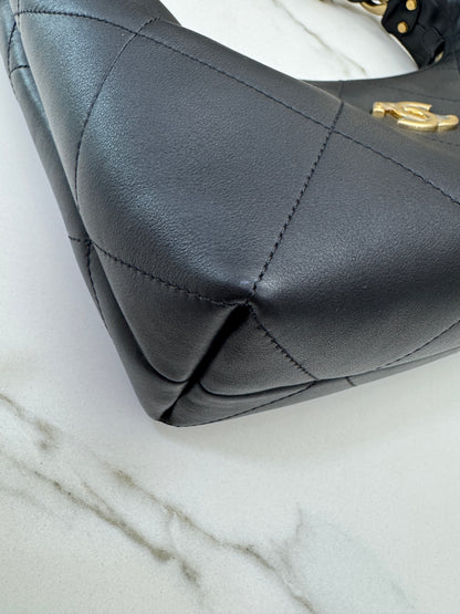 CHANEL 25K 粗鏈Hobo Small