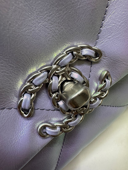 CHANEL 19 Bag Small 22P幻彩紫 小號