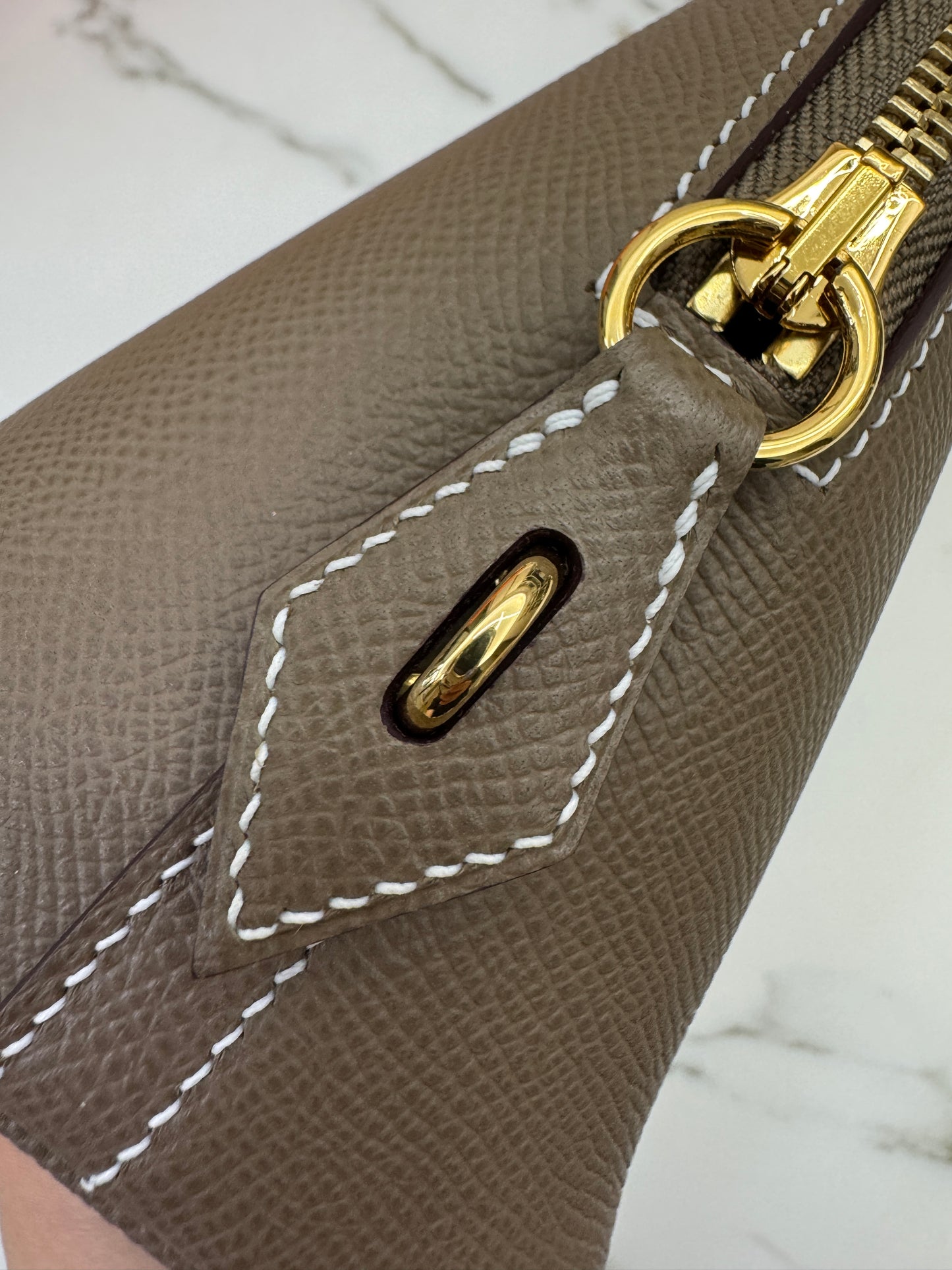 HERMES Bolide 25 大象灰金扣 Epsom Etoupe GHW