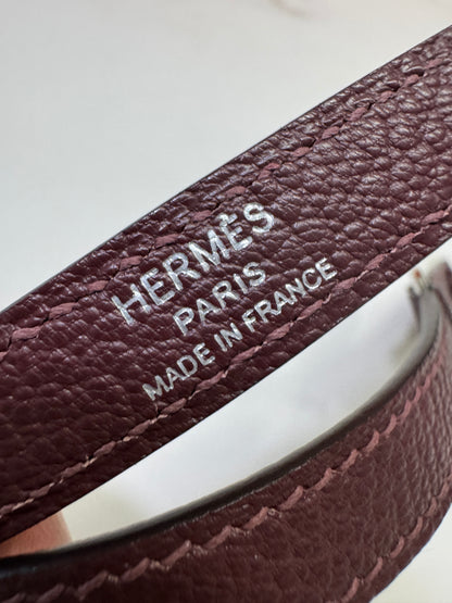 HERMES Kelly Elan 山羊皮 愛馬仕紅 Rough H PHW