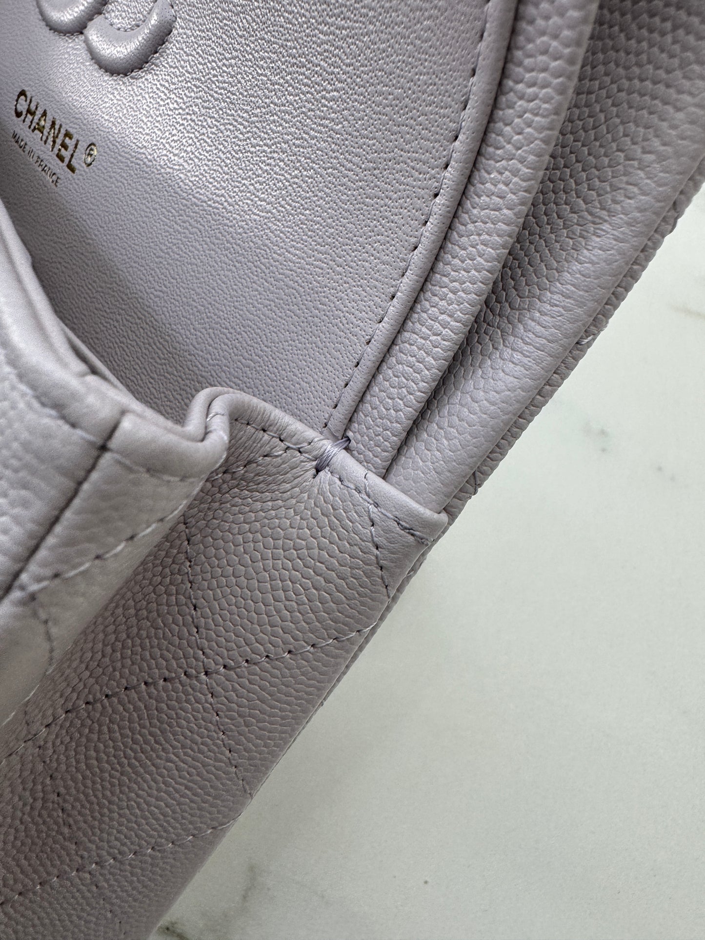 CHANEL 21S 淺粉紫 Classic Flap Small CF23 Liliac