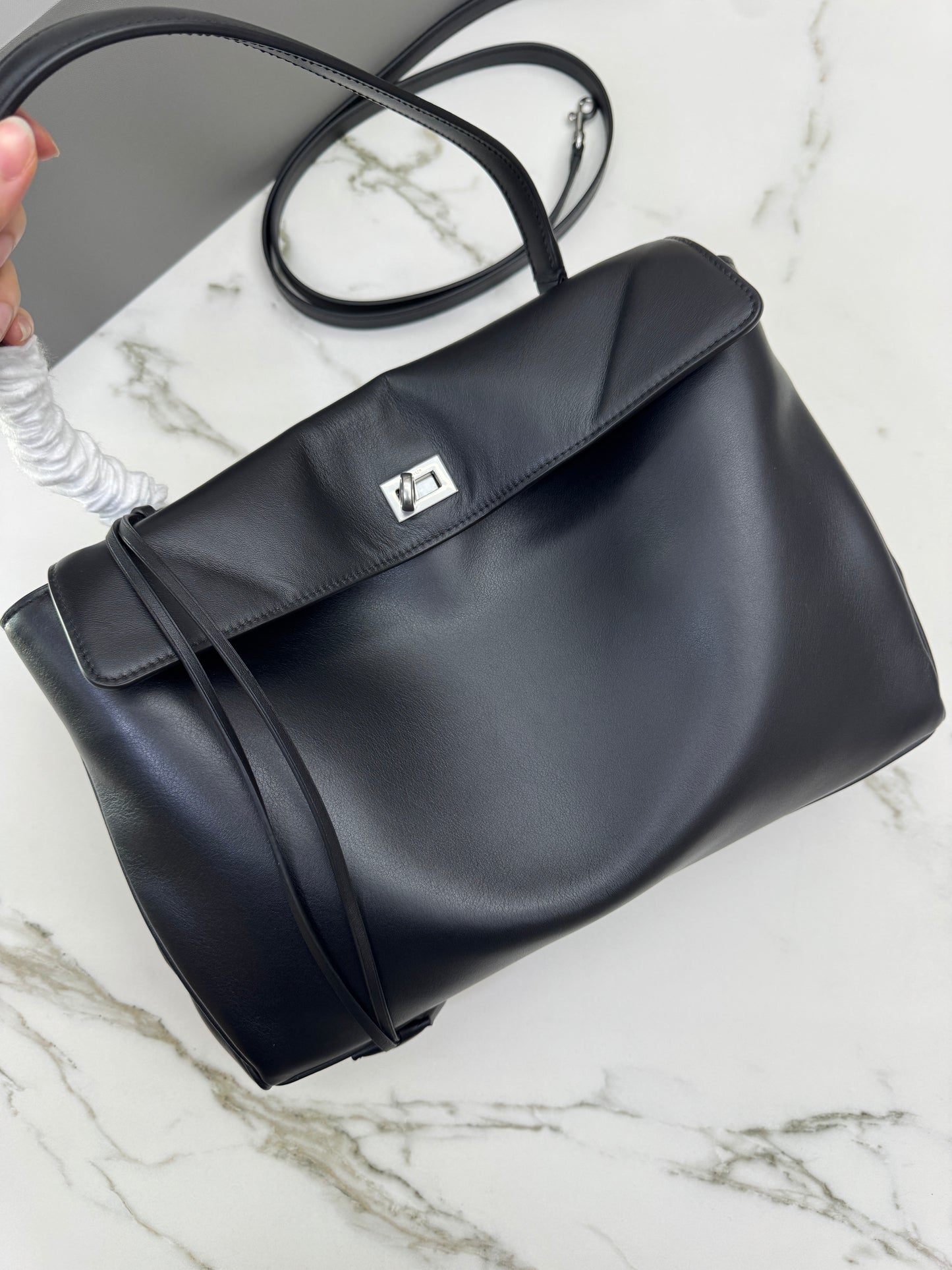BALENCIAGA Rodeo Medium 黑銀中號