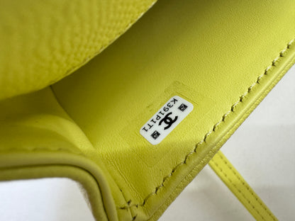 CHANEL Mini Preppy Coco 黃色