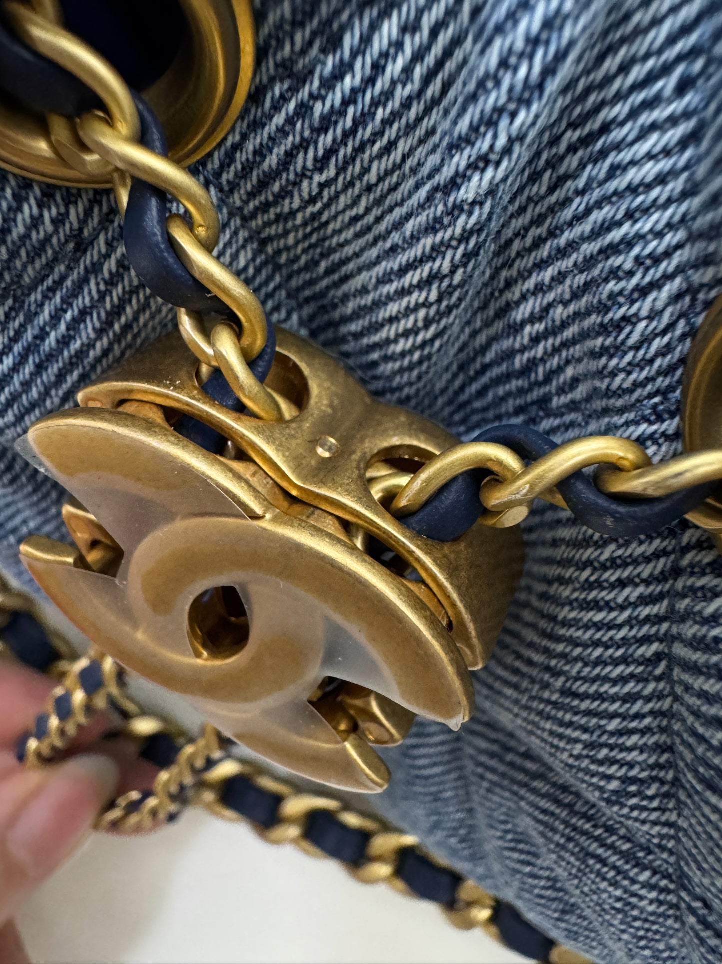 CHANEL Mini 25 Bag 藍牛仔