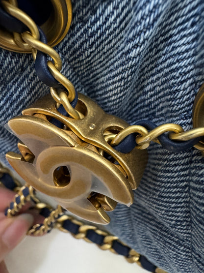 CHANEL Mini 25 Bag 藍牛仔