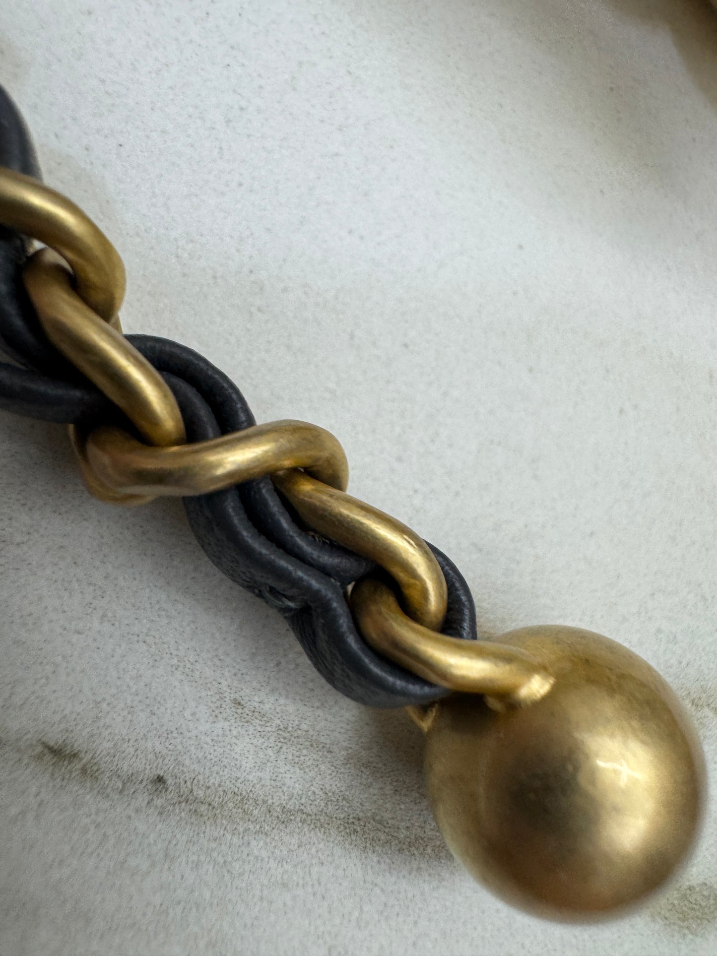 CHANEL 金球 Mini CF20 石墨灰 深灰羊皮