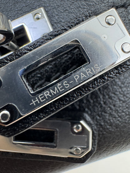 HERMES Kelly Moove 黑銀 Swift Noir PHW