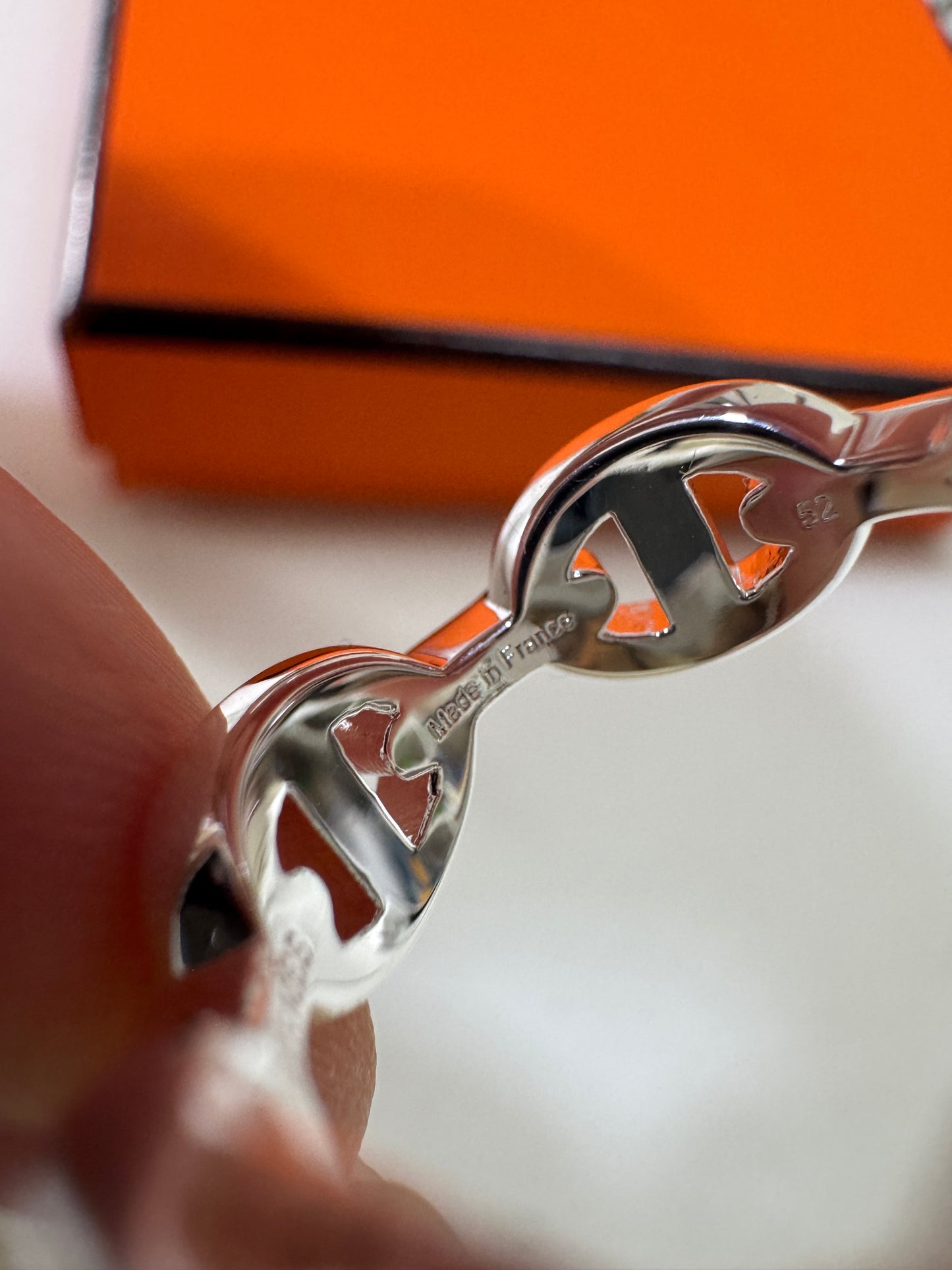 HERMES Chaine d’acre Enchainee 豬鼻戒指